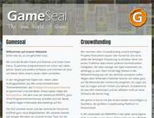Tablet Screenshot of gameseal.net